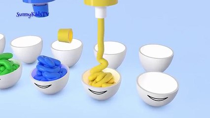 Learn colors Surprise eggs 3D Cartoons for children Video fo