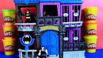 Play-Doh DC Superhero Imaginext Batman Gotham City Play SET Play-Doh Activities Play Dough FUN !!!
