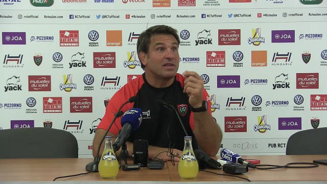 Conférence de presse d'après-match Toulon/La Rochelle : Fabrice Landreau