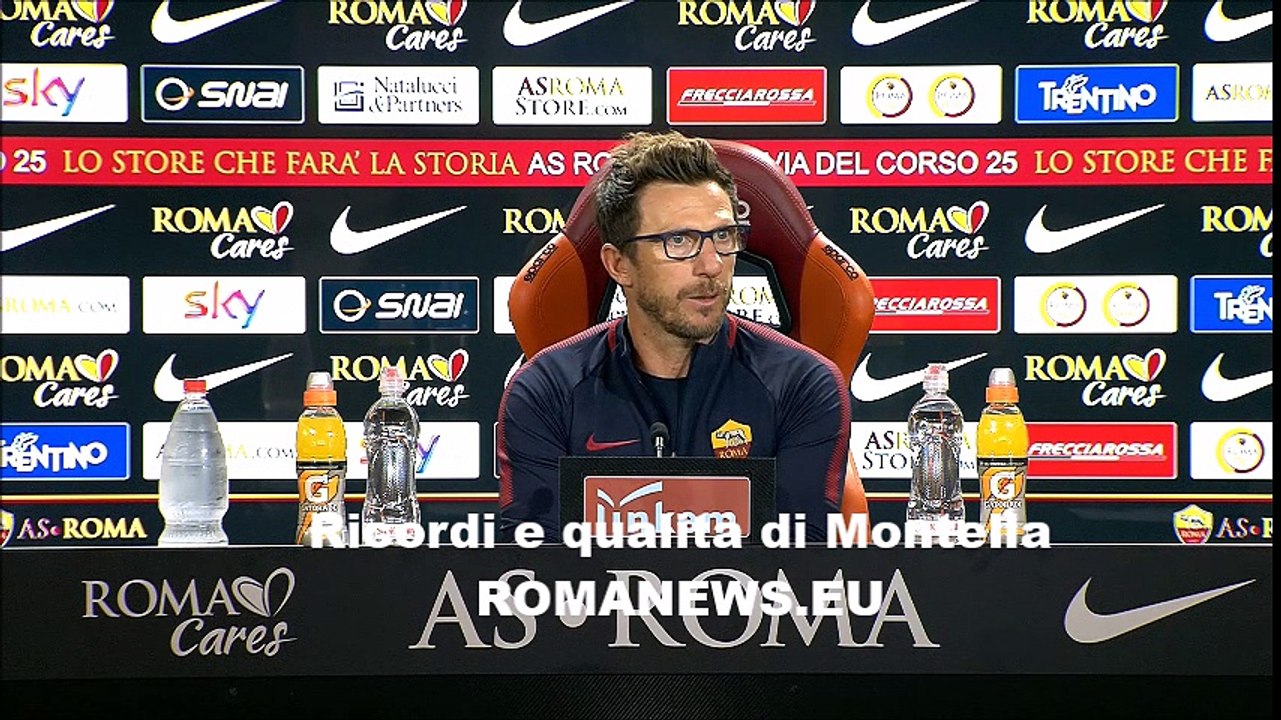 Milan-Roma, conferenza stampa Di Francesco