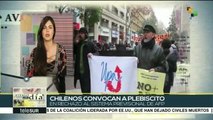 Chilenos realizan plebiscito sobre actual sistema de pensiones