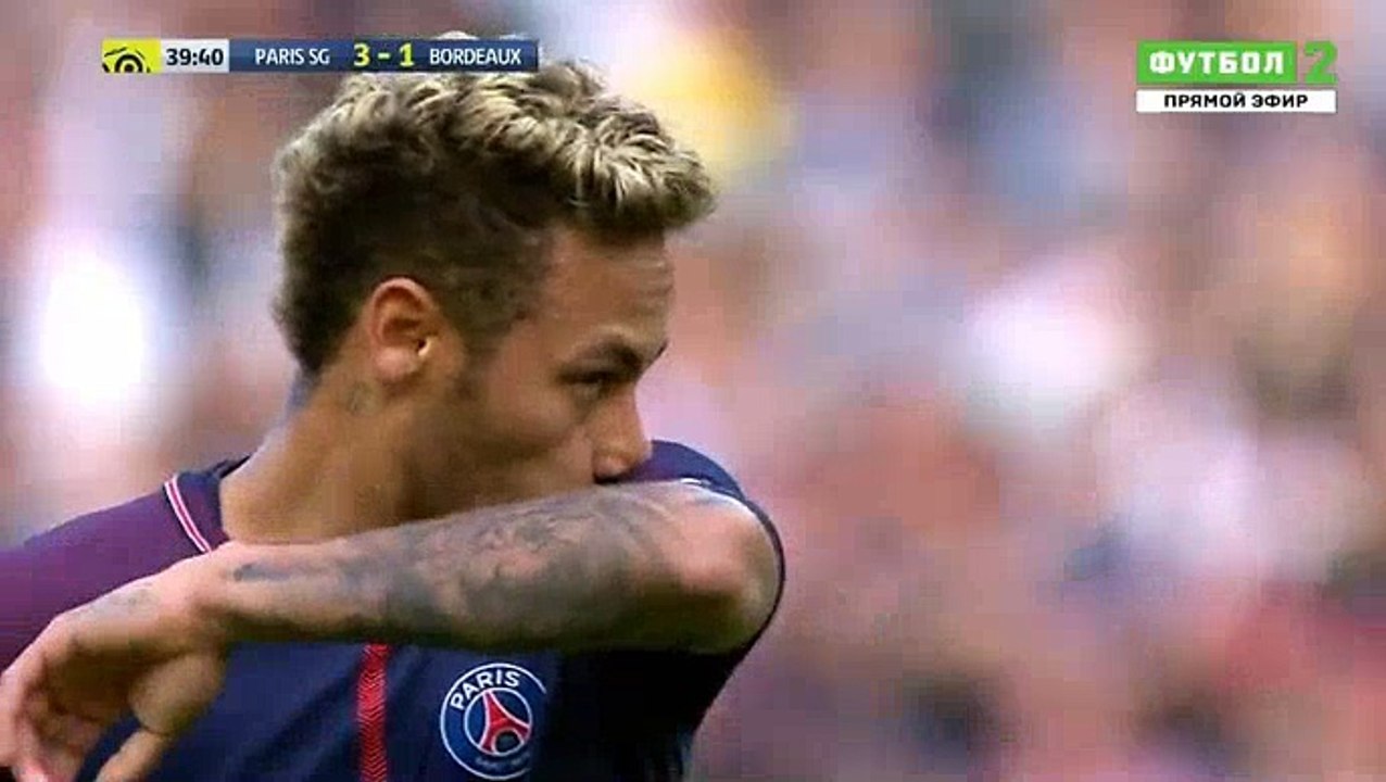 Neymar (Penalty) Goal HD - Paris SG	4-1	Bordeaux 30.09.2017