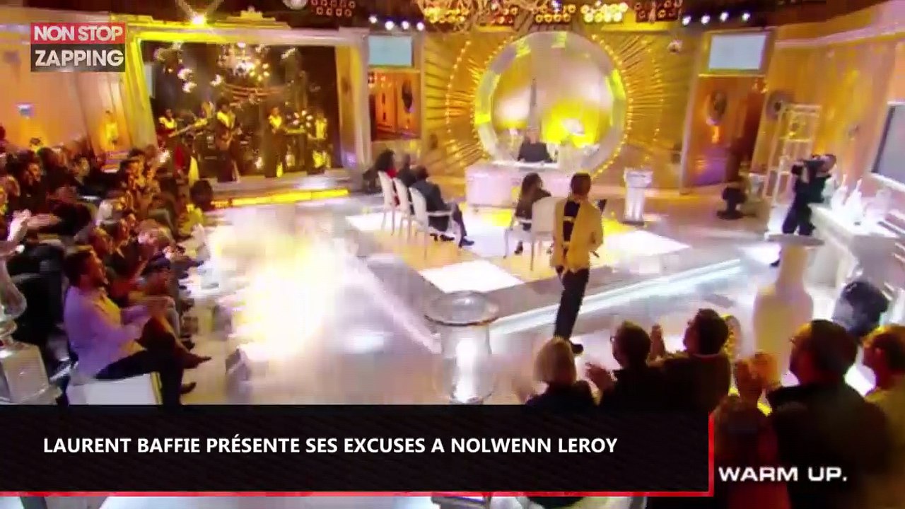 SLT : Laurent Baffie s’excuse d’avoir remonté la jupe de Nolwenn Leroy (Vidéo)