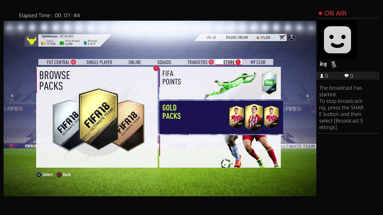 Pack opening