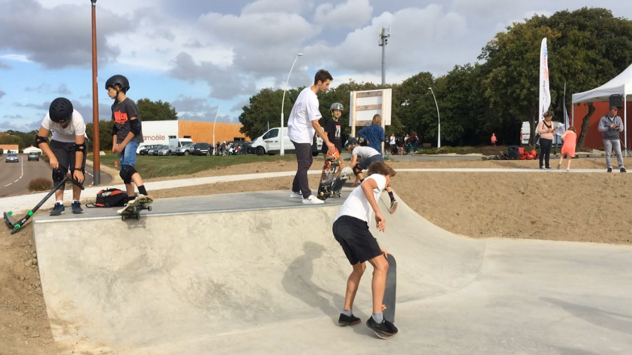 Inauguration du skatepark