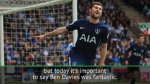 Davies deserves focus for Tottenham - Pochettino