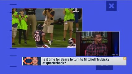 Victor Cruz: Next week is 'the week' to start Mitchell Trubisky