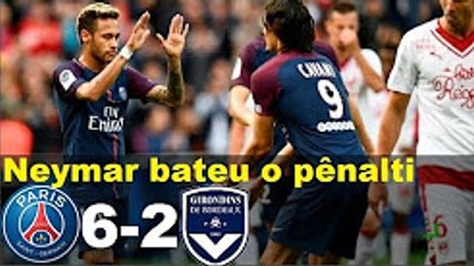 PSG vs Bordeaux 6-2 All Goals & Highlights  30/9/2017 HD