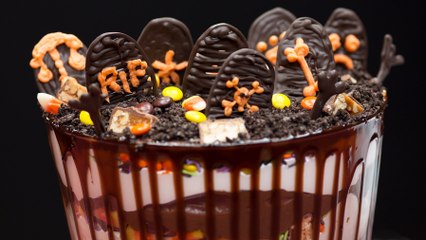 This Halloween Candy Graveyard Is Worth Saving Your Leftover Sweets For
