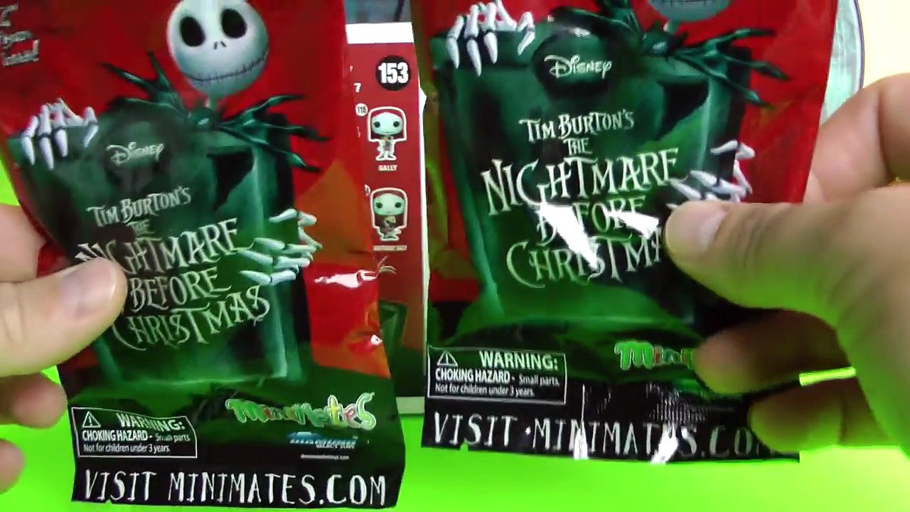 Nightmare Before Christmas Minimates Blind Bag Toys & Funko POP Review