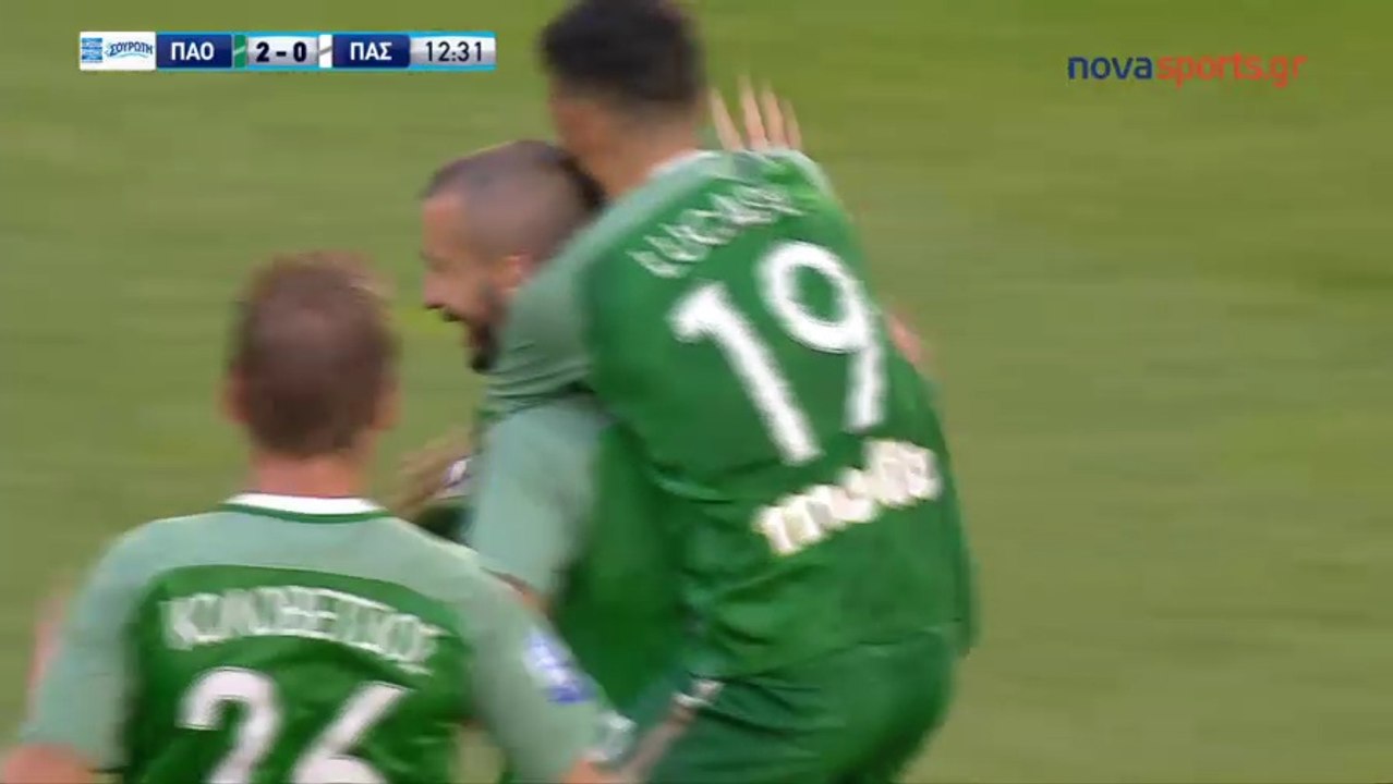 2-0 Guillermo Molins AMAZING Goal - Panathinaikos 2-0 PAS Giannina - 30.09.2017 [HD]
