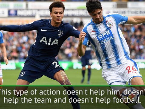 Pochettino warning to Alli after yellow card for diving