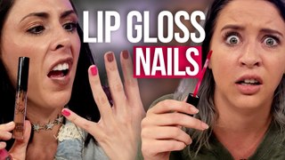 Lip Gloss as Nail Polish!? (Beauty Break)