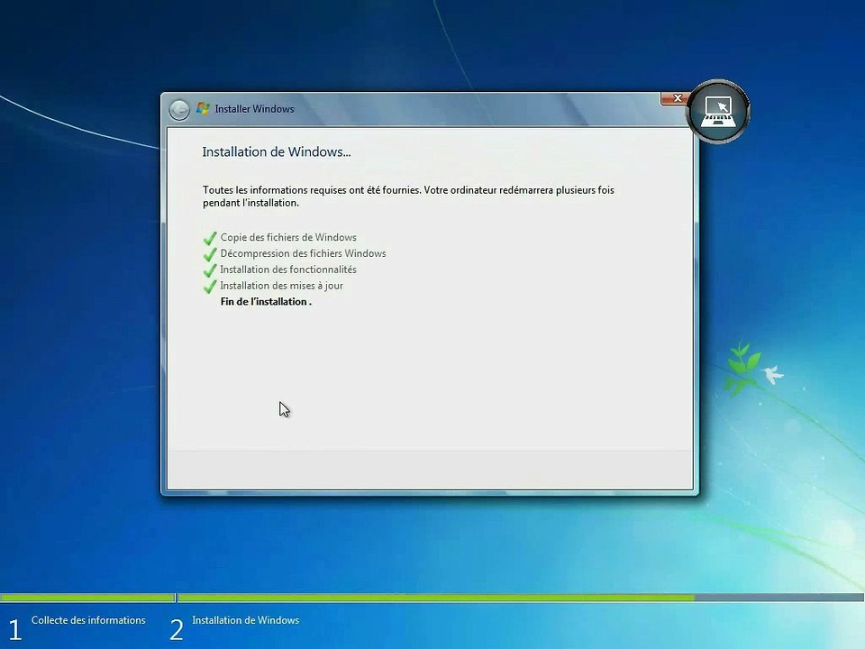 Install windows 7