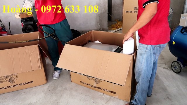 BÓC MÁY RỬA XE CAO ÁP LUTIAN 5,5KW-3200PSI (GARAGE VINH QUANG HƯNG YÊN)