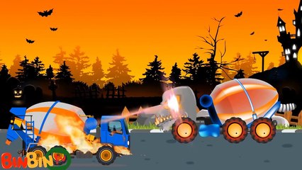 Good vs Evil | Evil Fire Truck against Good Garbage Truck | Scary Videos for Children | BinBin Tv