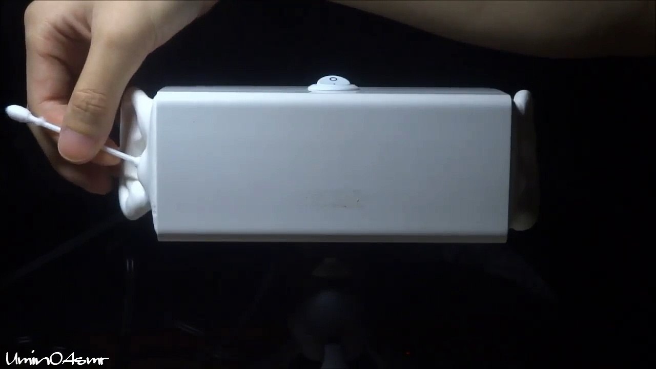 ASMR | 指とシャワー綿棒で耳かき | Ear Cleaning Cotton Swab and Finger | SR3D