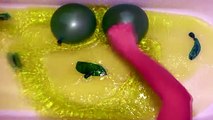 Воздушные шарики Учим цвета и цифры Развивающее видео для детей Super colour wet balloons