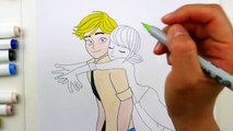 Miraculous Ladybug Coloring Book Pages Marinette and Adrien In Love | Evies Toy House