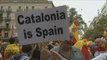 Pro and anti referendum rallies take place in Barcelona
