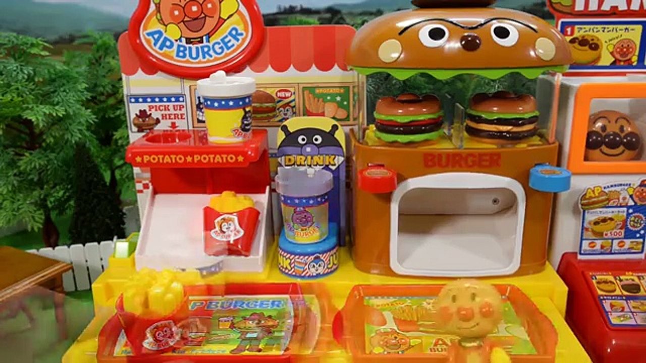 アンパンマンおもちゃ ハンバーガー屋さん / Super popular toy: Anpanman Hamburger Shop!