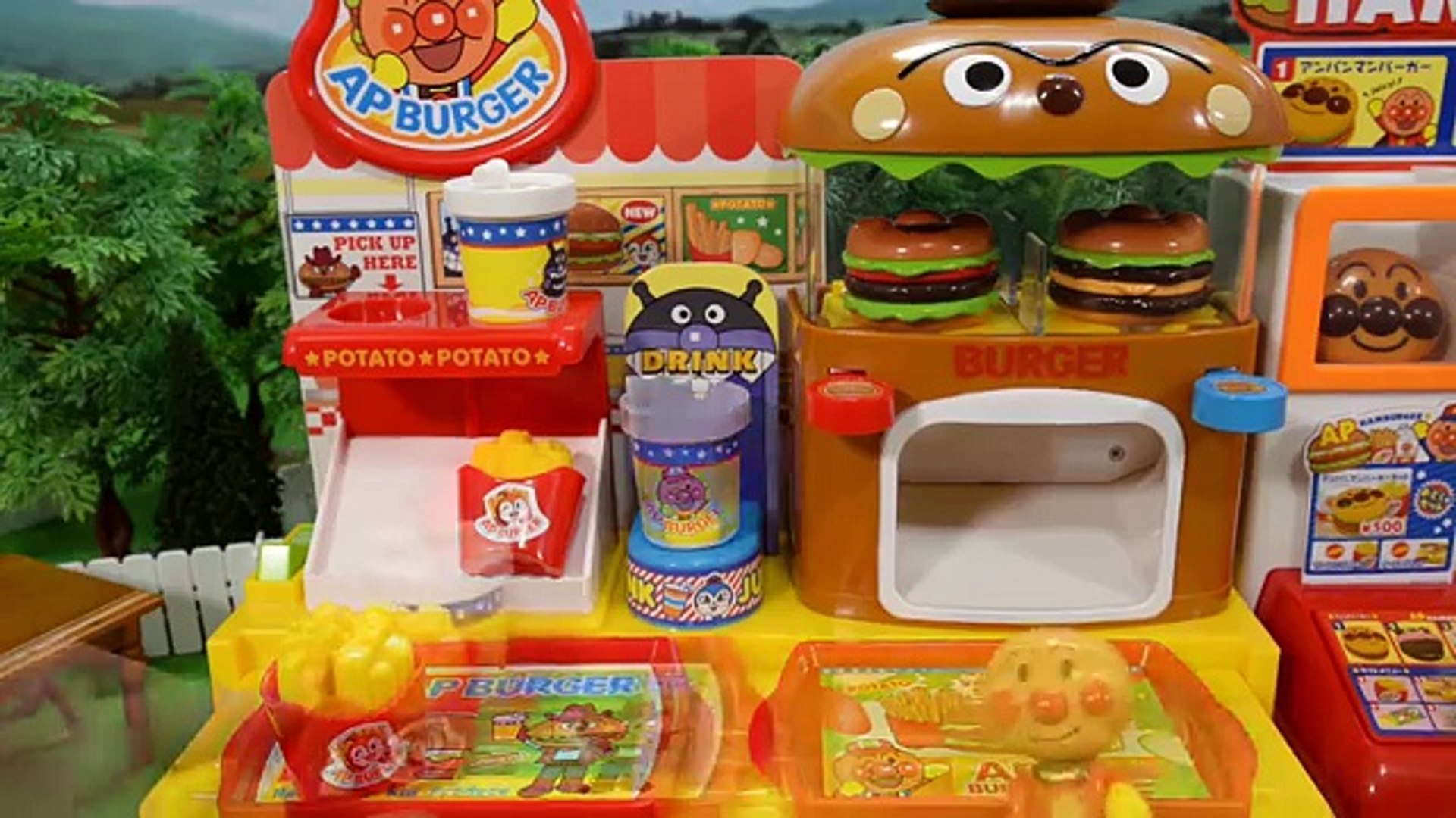 アンパンマンおもちゃ ハンバーガー屋さん / Super popular toy