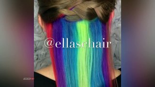 Amazing Hair Color Transformations (Rainbow Hair Colous)