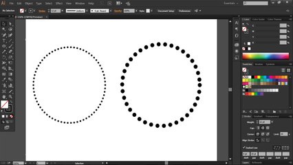 How to Create Dotted Circle in Adobe illustrator