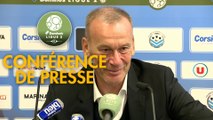Conférence de presse Tours FC - Stade Brestois 29 (1-2) : Gilbert  ZOONEKYND (TOURS) - Jean-Marc FURLAN (BREST) - 2017/2018