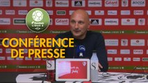 Conférence de presse AC Ajaccio - FBBP 01 (2-0) : Olivier PANTALONI (ACA) - Hervé DELLA MAGGIORE (BBP) - 2017/2018