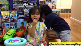Awesome Childrens Toys: Battery Operated POLICE Toy Cars and RC Playtime w/ Hulyan & Maya