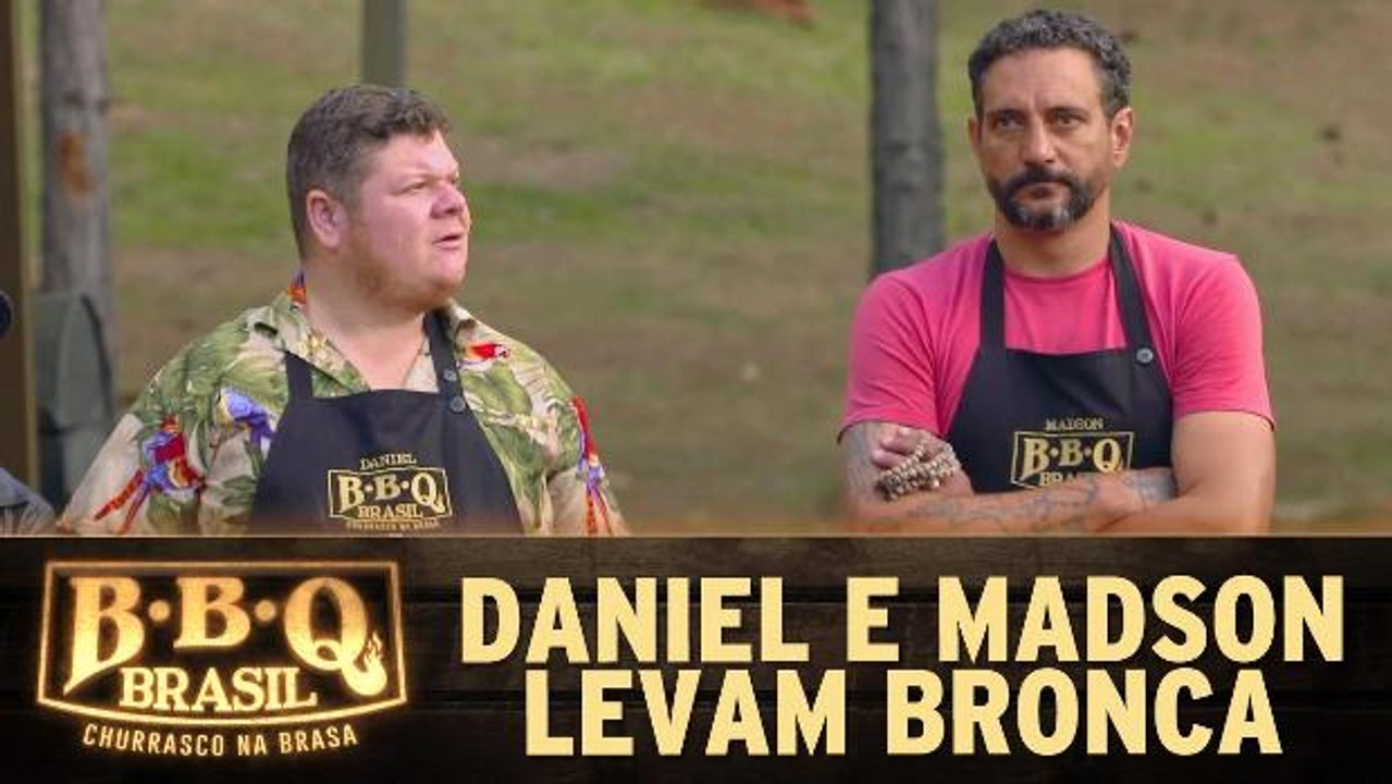 Daniel e Madson levam bronca feia de Carlos Tossi