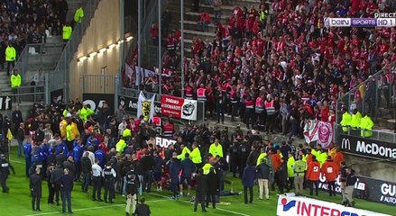 Amiens-Lille : 29 supporters blessés dont cinq gravement, le match suspendu !
