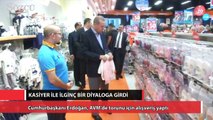 Cumhurbaşkanı Erdoğan, AVM'de torunu için alışveriş yaptı