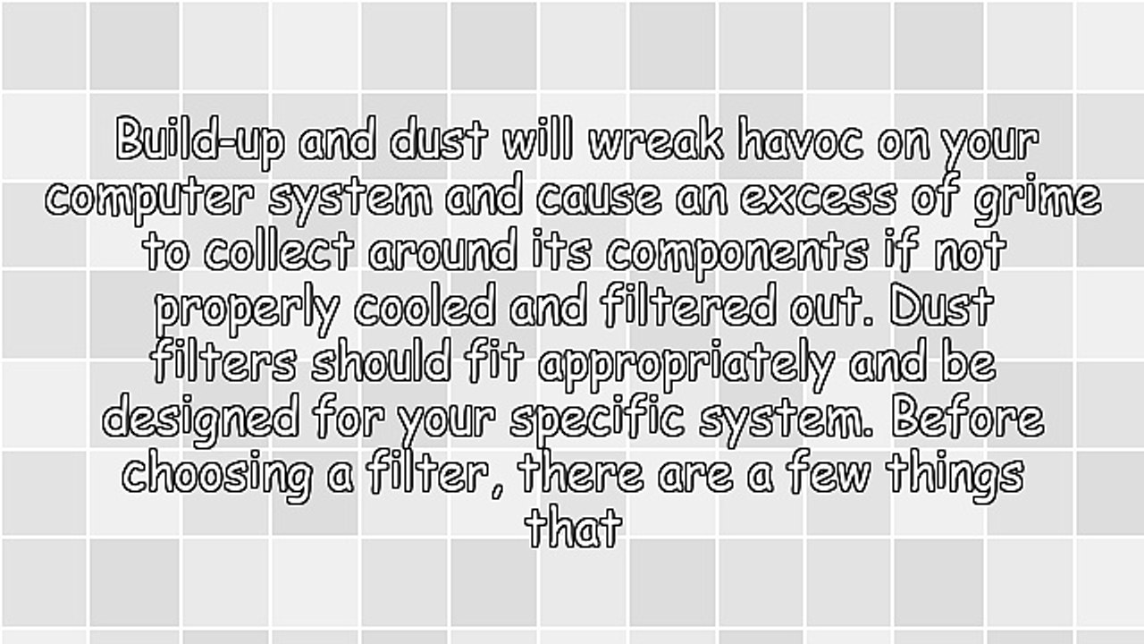 Electronic Cooling Fans Cannot Do Their Job Without a Proper Filtering System Imposed