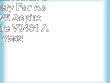 4Cell 148v 2200Mah Laptop Battery For Acer Aspire V5 Aspire V5171 Aspire V5431 Aspire