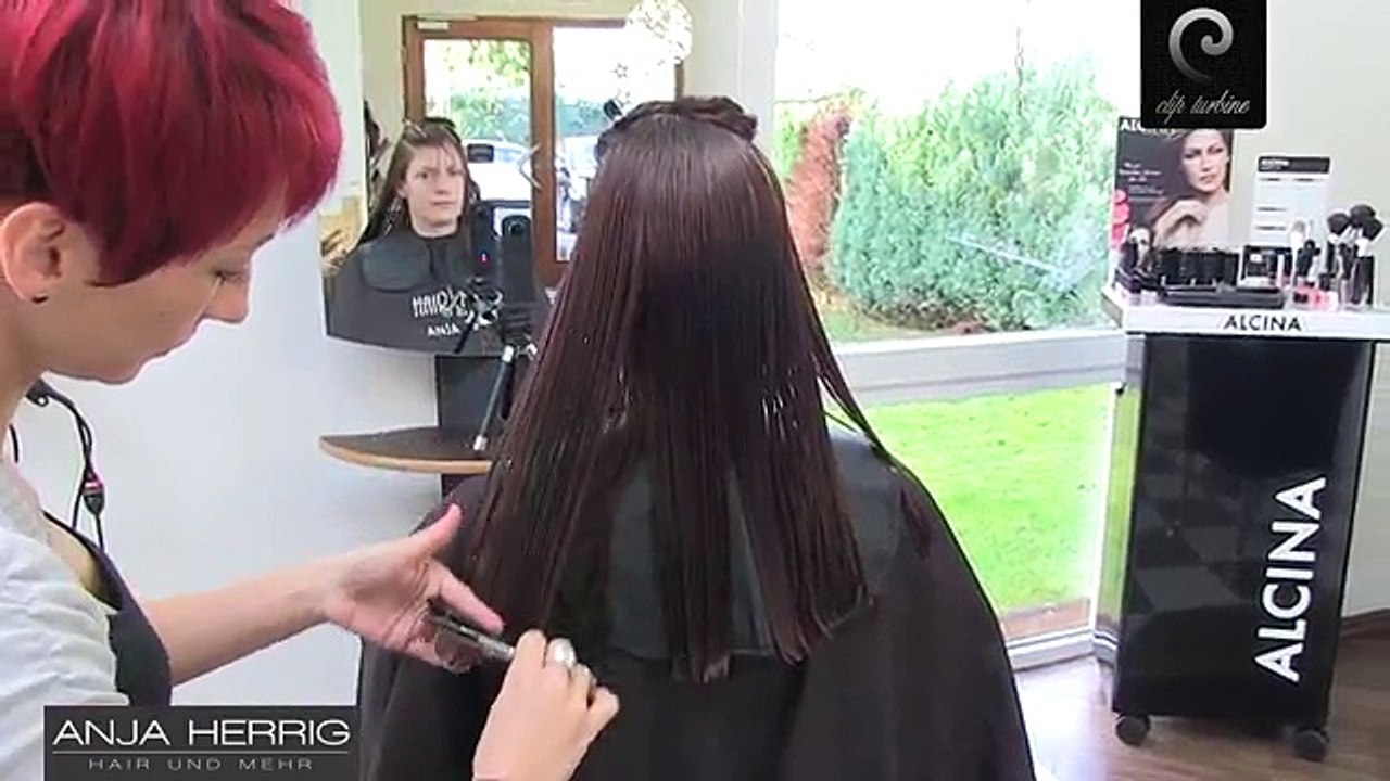 extreme beautiful long hairstyle 2016 with layers | hair cut & diy ombre makeover by anja herrig