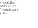 UBatteries 56Whr Laptop Battery Toshiba Satellite C8551QJ  5200mAh 108V Samsung 26A