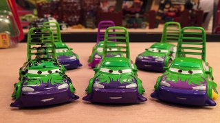 Mattel Disney Cars All Wingo Variations (Impound, Flames, Tar, Color Changer) Tuner Die-cast