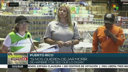 Alcaldesa de Puerto Rico critica accionar de EEUU ante la emergencia