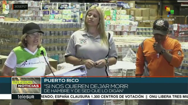 Alcaldesa de Puerto Rico critica accionar de EEUU ante la emergencia