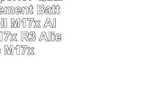 amsahr Superior Quality Replacement Battery for Dell M17x Alienware M17x R3 Alienware M17x