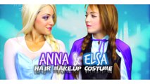 Elsa and Anna Halloween Costume: Hair, Makeup, + Outfits!