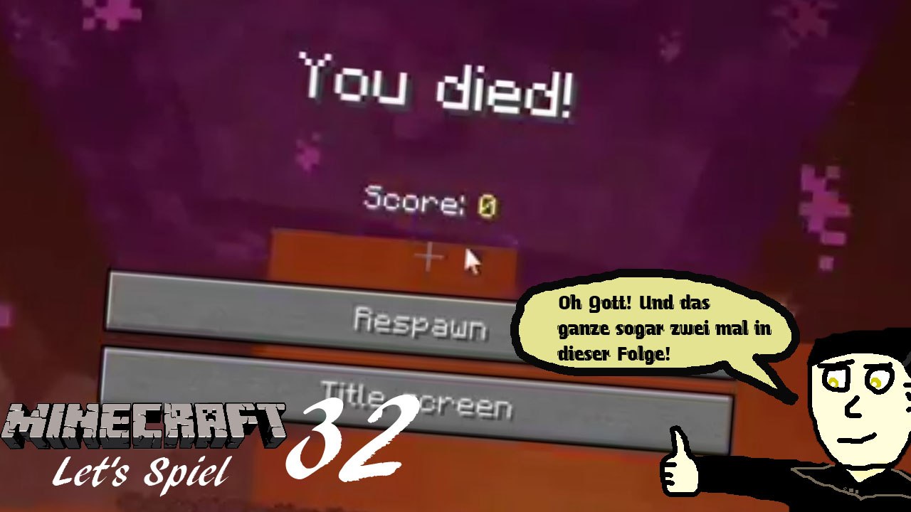 Minecraft 'Let's Spiel' (Let's Play) 32: Der Doppeltod