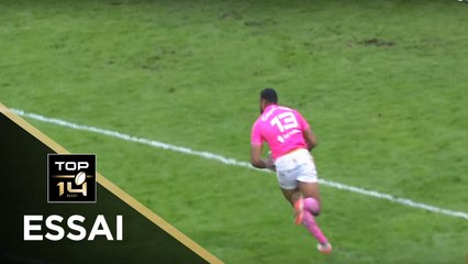 TOP 14 - Essai Waisea VUIDRAVUWALU (SFP) - Pau - Paris - J6 - Saison 2017/2018