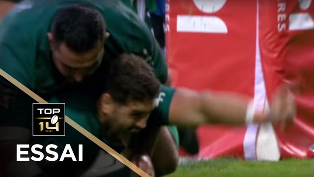 TOP 14 - Essai Jamie MACKINTOSH (SP) - Pau - Paris - J6 - Saison 2017/2018