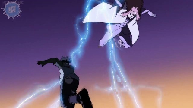 Naruto, Kakashi, Rock Lee & Sakura vs Ishidate, Kongo & Karenbana! [60FPS]