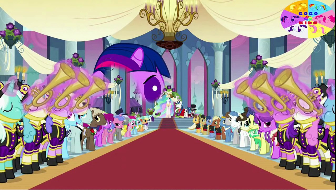 My Little Pony Transforms - Princess Twilight and Flash Canterlot Love Wedding Baby Teen Alicorn