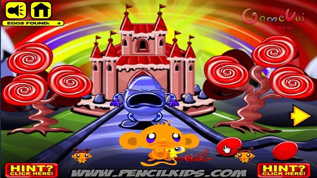 Hướng dẫn chơi game Chú khỉ buồn tìm trứng - MONKEY GO HAPPY EGGS trên Game Vui