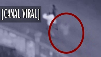 Fantasma captado por cámaras de seguridad